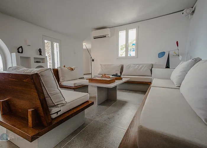 Zen Blue Mills - Luxury In Kea Island Villa Koundouros