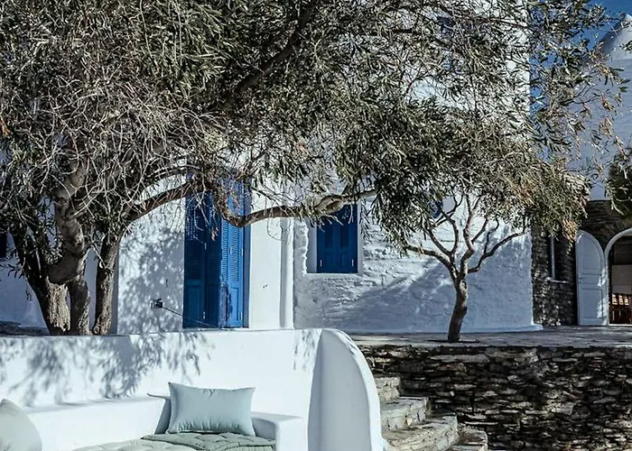 Zen Blue Mills - Luxury In Kea Island Villa Koundouros