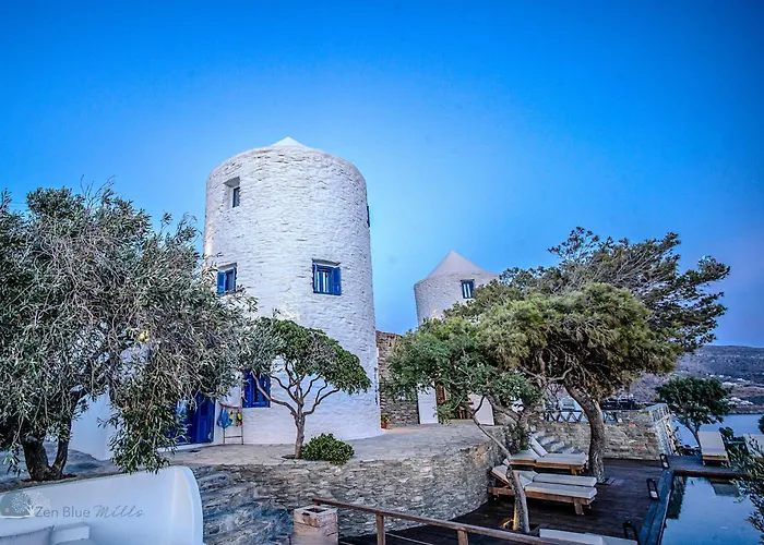 Zen Blue Mills - Luxury In Kea Island Villa *